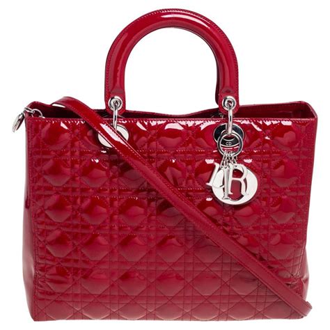 red patent lady dior